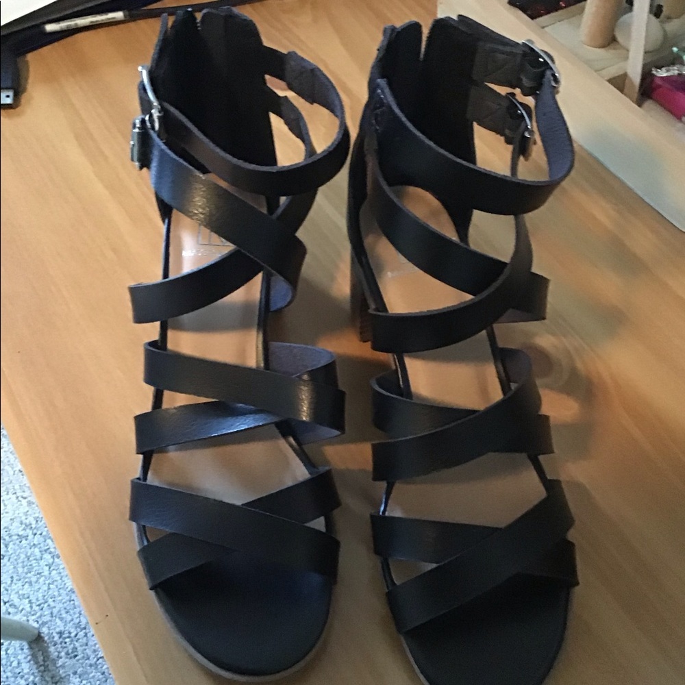 Material Girl Black Sandals